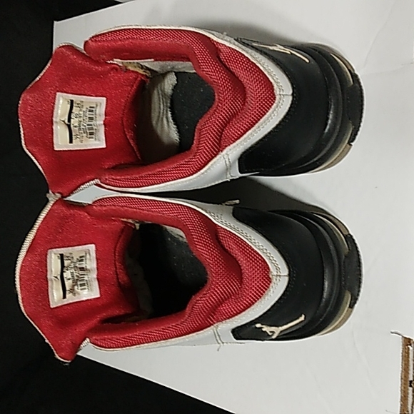 Red and white Jordans - Picture 3 of 3